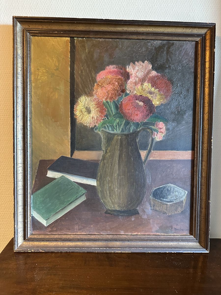 Dipinti: Gemälde "Blumenstillleben" von Eugène Louis Martin – Usato da Mönthal venduto da BB_Moenthal_273