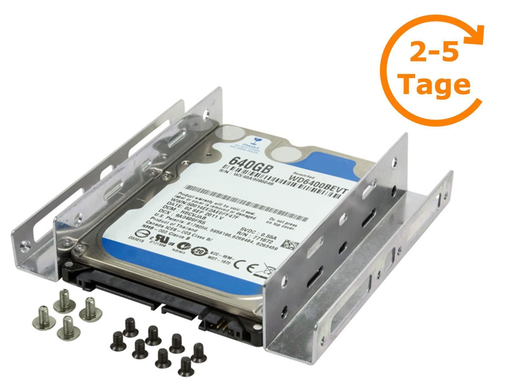 Supporti a parete: Festplatten-Einbauwinkel, 2,5 auf 3,5 – Nuovo e nell'imballaggio originale da St. Gallen venduto da cointec