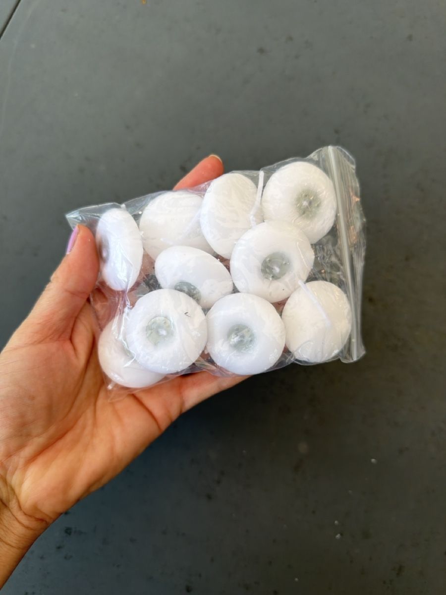 Candele: 10 neue Schwimmkerzen weiss – Nuovo e nell'imballaggio originale da Obfelden venduto da RichardS. 1