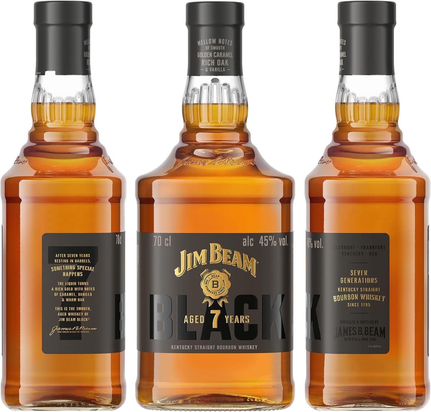 Bevande alcoliche: Black Bourbon Whiskey 7 Jahre mit Geschenkverpackung – Nuovo e nell'imballaggio originale da Bülach venduto da StoreInShopOutlet 5