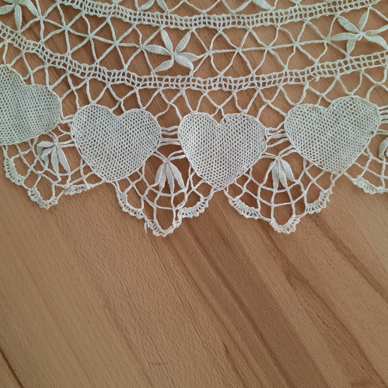 Alle Dekorationen: Rundes Spitzendeckchen  cremefarben  Durchmesser 75cm – Gebraucht aus olten von Laterne50 2