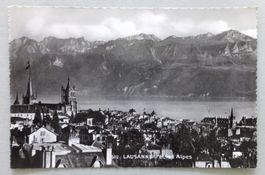 Lausanne et les Alpes