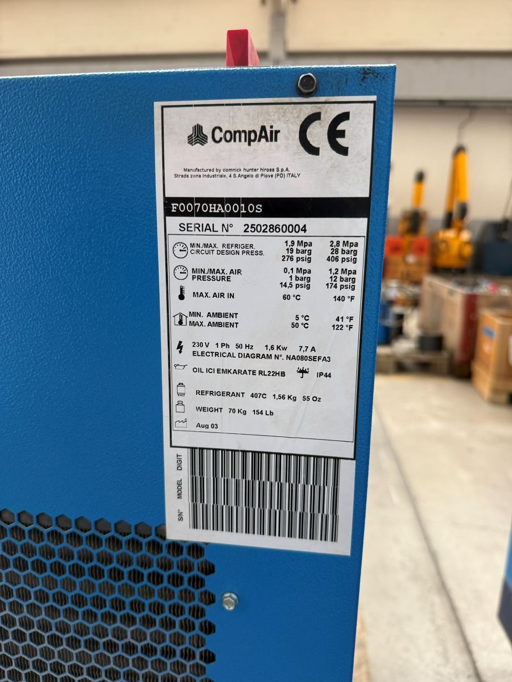 Kompressoren: Druckluftkompressor mit Trockner, CompAir – Gebraucht aus Aesch BL von mas_zjs8 4