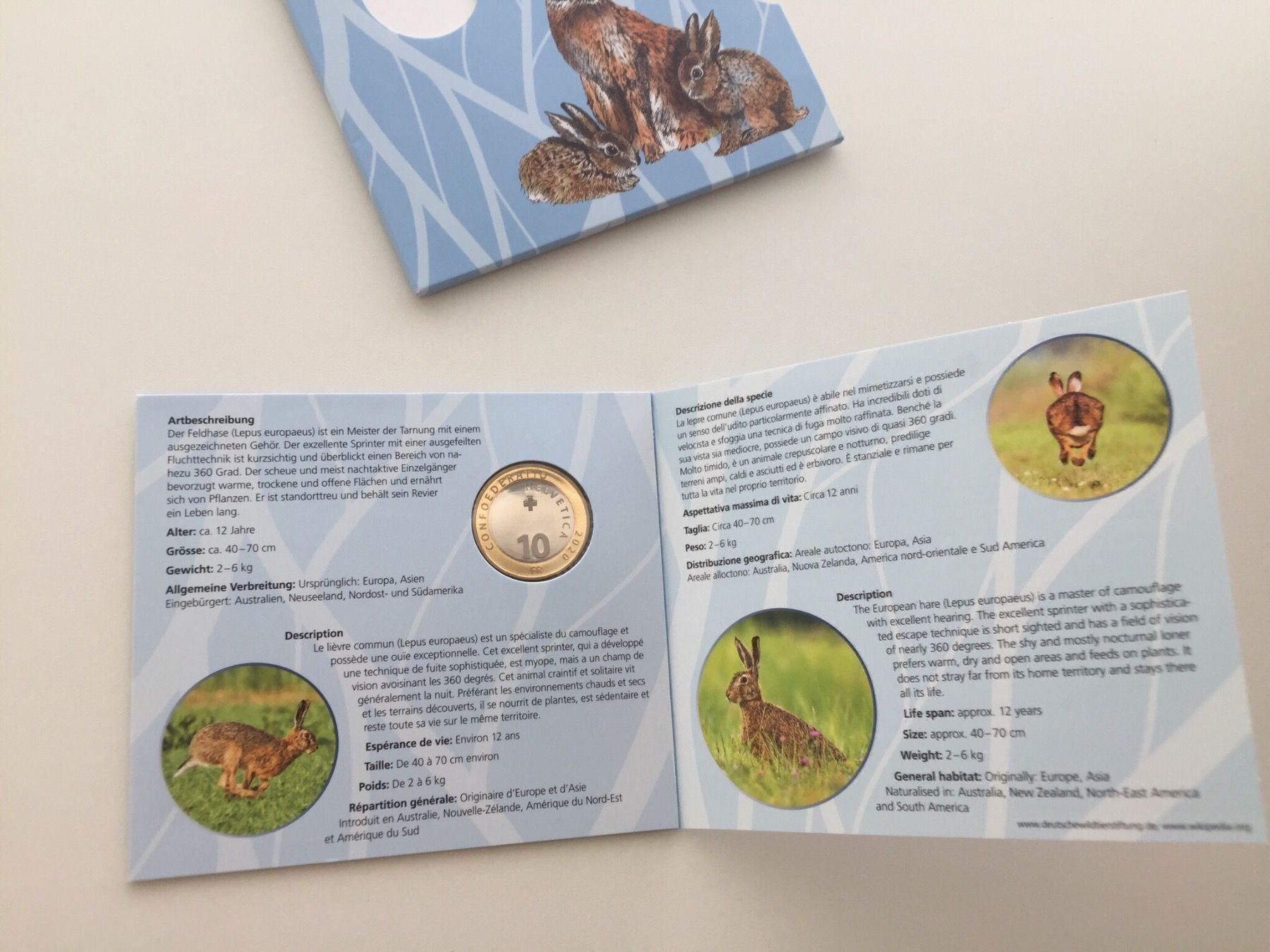 Tutti le monete: Hase 2020 Folder 10.- Auflage nur 1000 Stk. – Nuovo e nell'imballaggio originale da Müswangen venduto da buyin 5