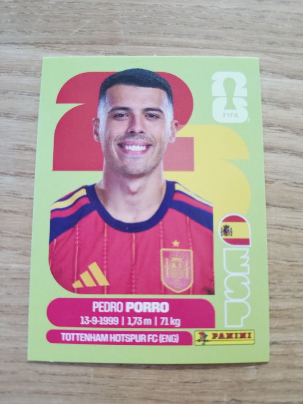 Panini Carte collezionabili: Panini Sticker ESP 6 Pedro Porro – Nuovo e nell'imballaggio originale da Steinmaur venduto da Cinderella309