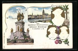 Ganzsache PP15D8: Frankfurt a. M., 500j