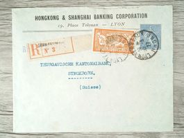 TR05 Enveloppe + Timbre France 1927