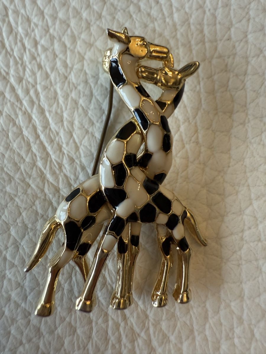 Spille & Fermagli: Broche vintage girafes comme neuve! – Nuovo (secondo la descrizione) da Cointrin venduto da sacha1981