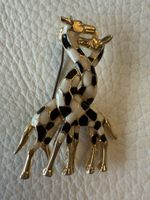 Broche vintage girafes comme neuve!