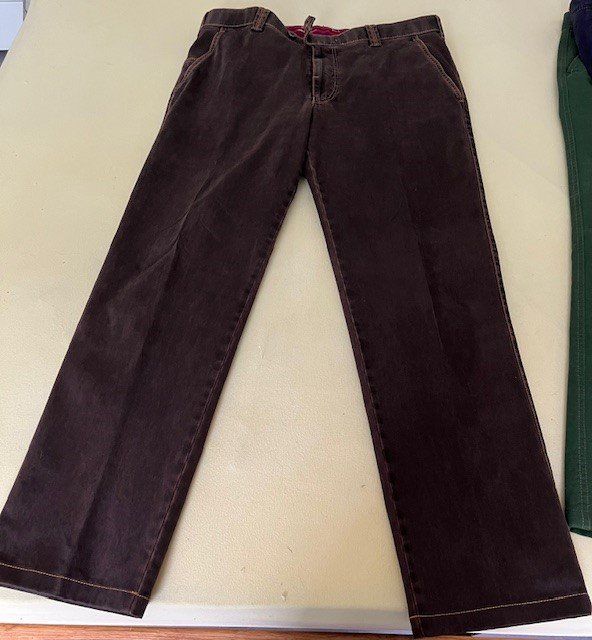 Pantaloni: Meyer pantaloni marroni, taglia 52 – Usato da Osogna venduto da dan_8vzm