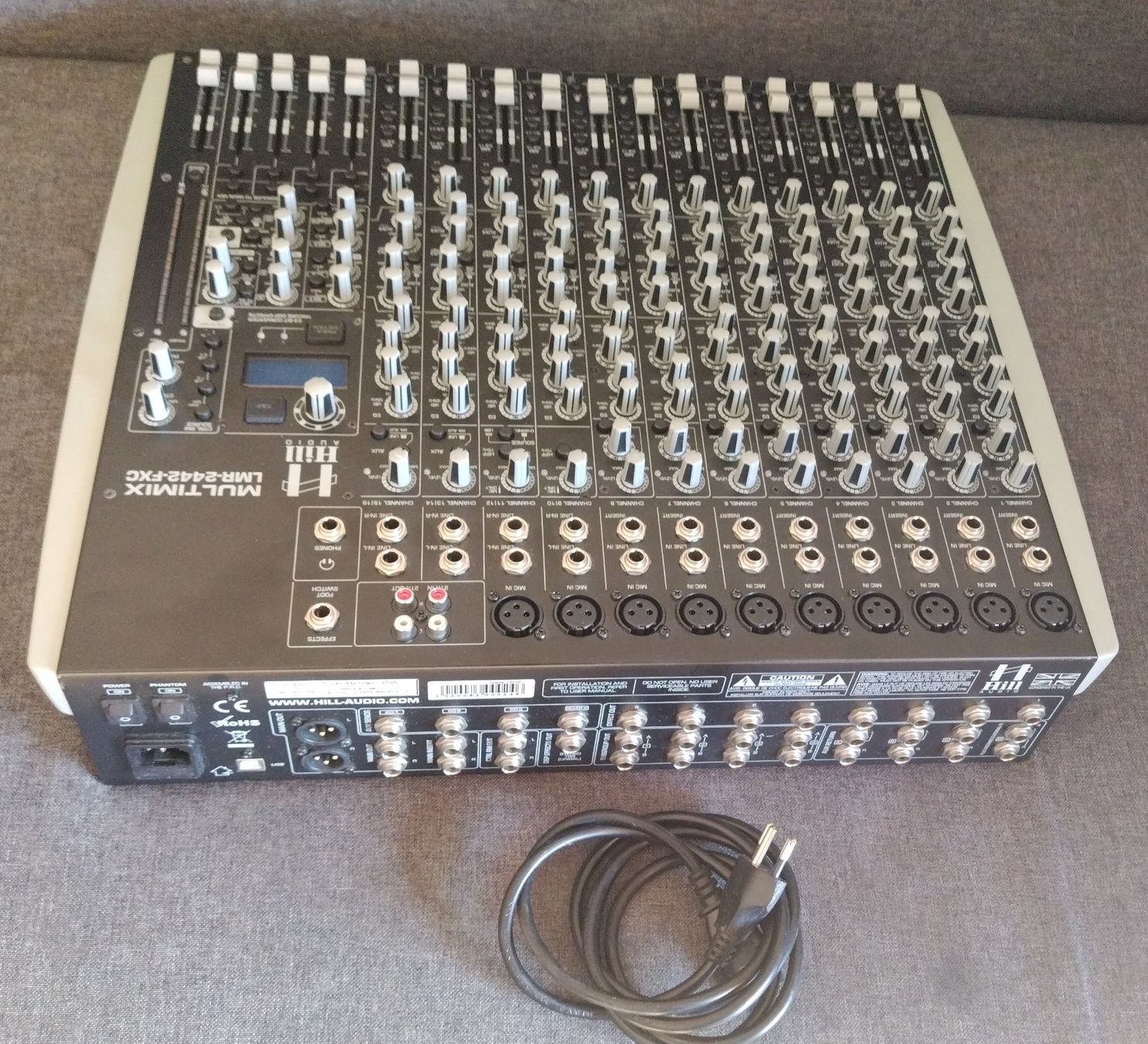 Console di mixaggio: Super table Hill Audio Multimix LMR-2442-FXC – Usato da Vevey venduto da Djporradao 3