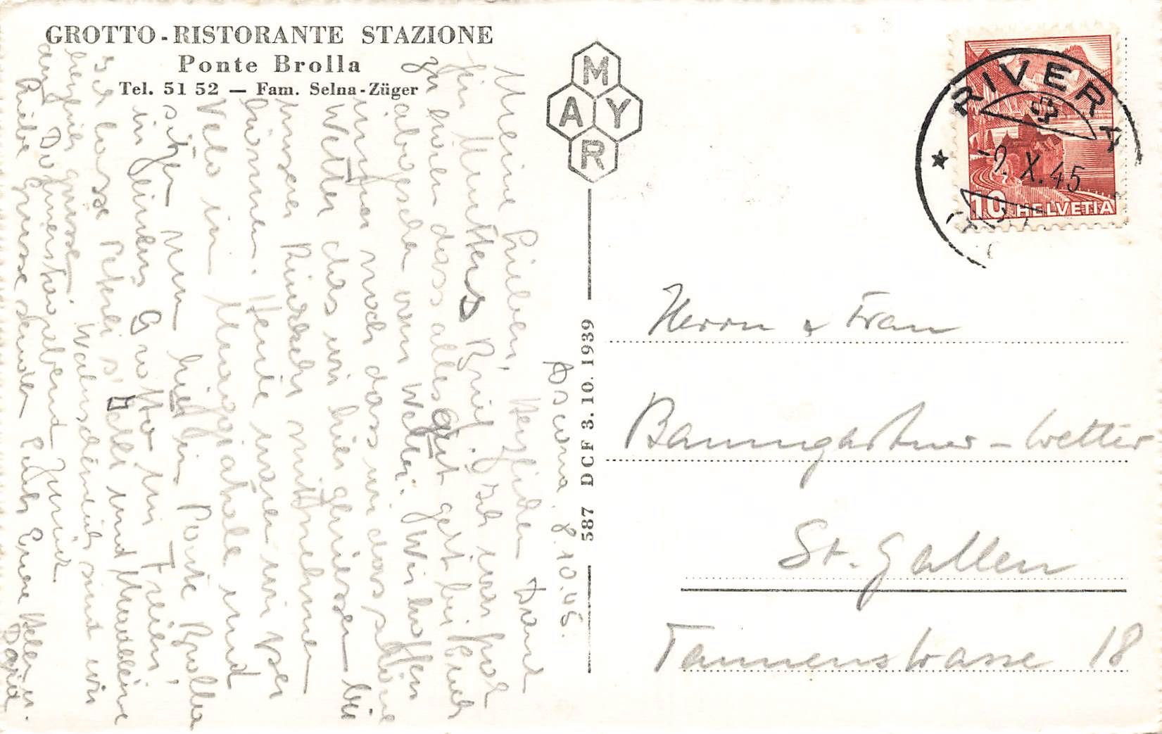 Cartoline postali: Ponte Brolla Maggia – Usato da Biasca venduto da Blenio71 1