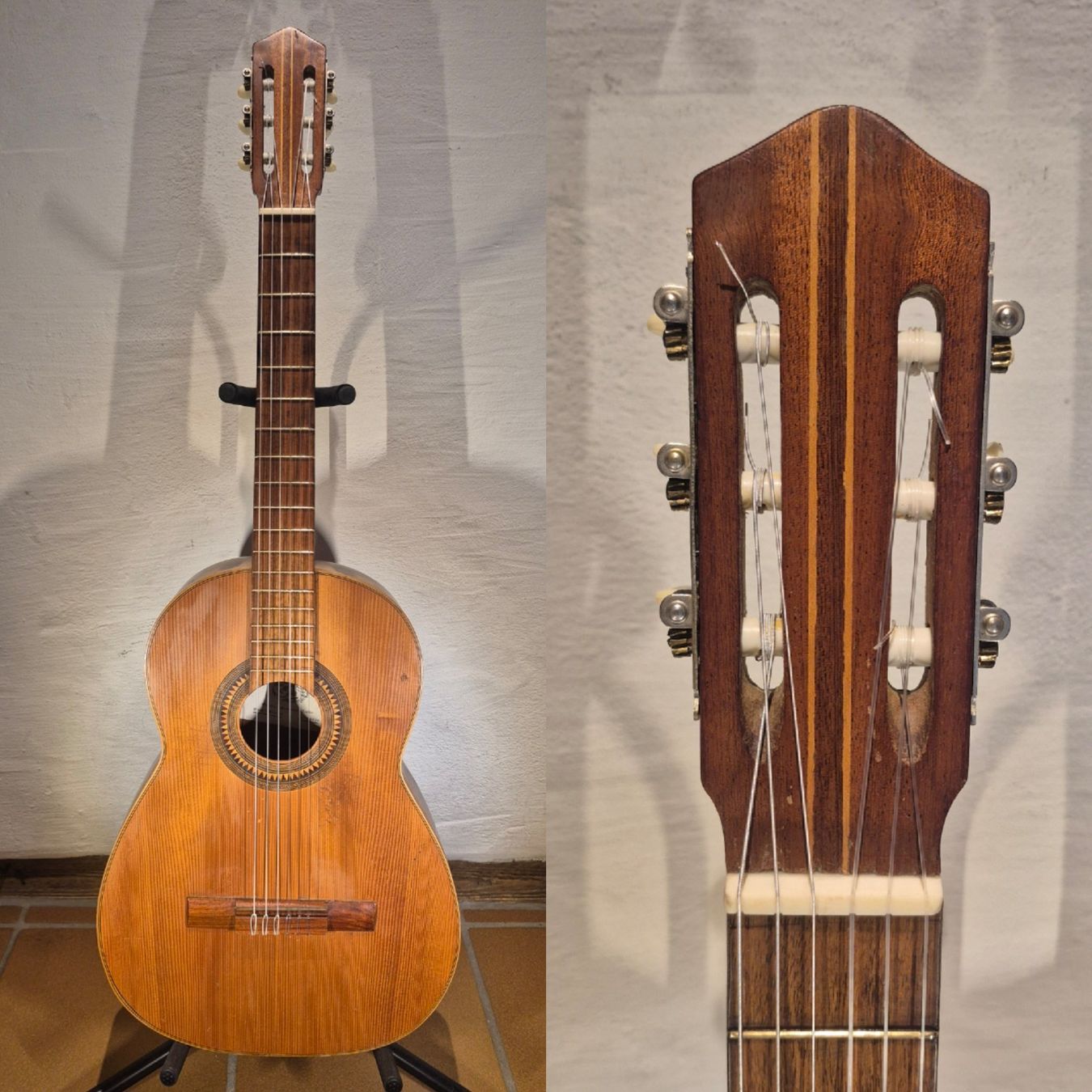 Strumenti musicali: Akustik Gitarre Mariano Biu 1950er – Usato da Winterthur venduto da NorrSydGuitars