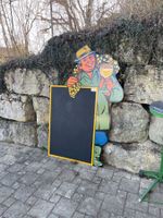 Grand Panneau Tableau Noir Vigneron 1985