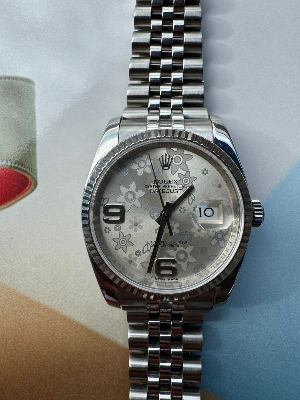 Rolex Orologi: Rolex Datejust 36 - 116234 - Floral Dial – Usato da Thalwil venduto da LeCh1ffre 2
