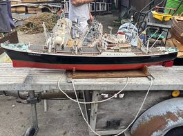 Großes RC Modellschiff American Scout C2 Frachter 