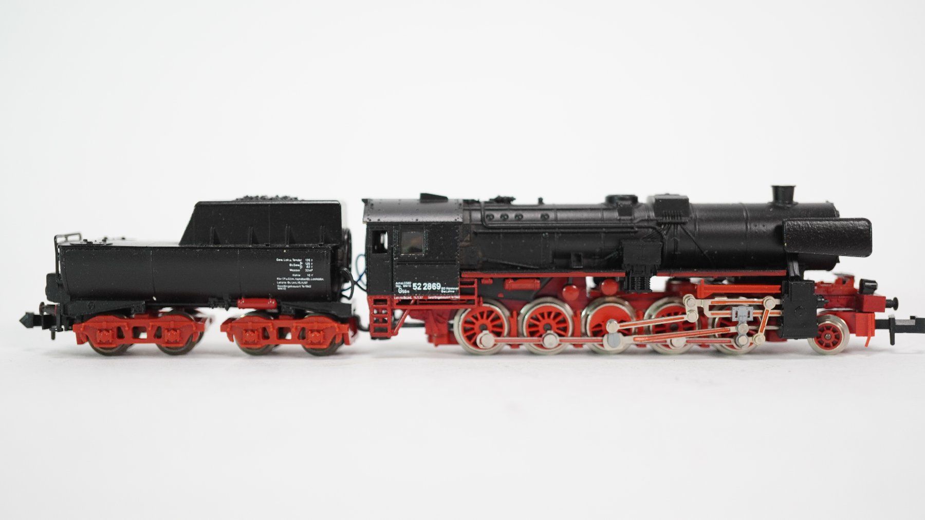 Trix Modellini di ferrovie: e3 Spur N Minitrix 2051 DB BR 52 Dampflok – Usato da Thun venduto da evinka_gmbh 3