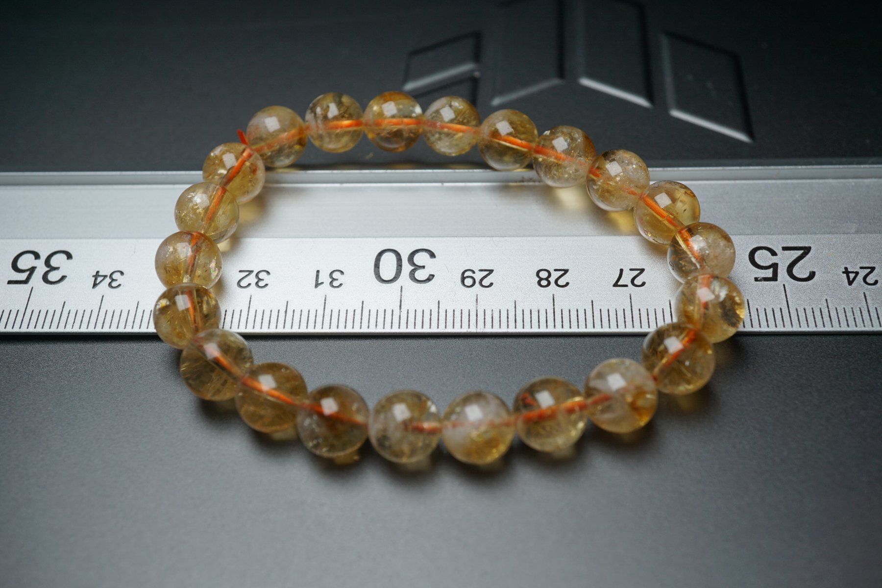 Bracciali & Braccialetti: Citrin 8mm  Kugel Armband     Topstone – Nuovo e nell'imballaggio originale da Eschenbach SG venduto da topstone 8