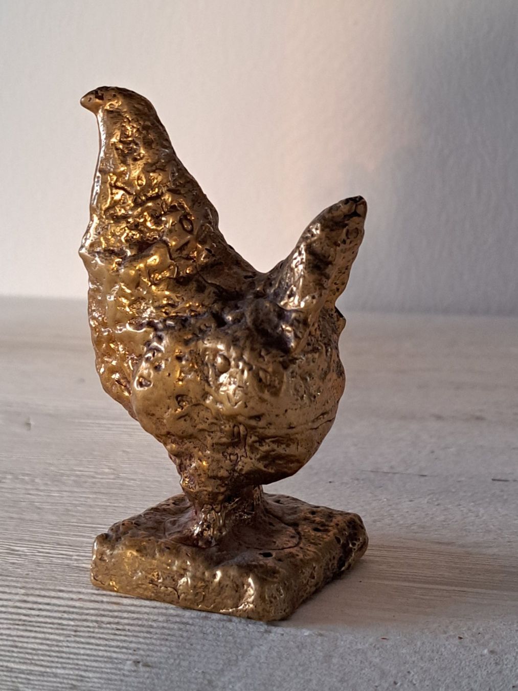 Sculture & Statue: Chicken, Bronze, Skulptur, Giovanni Nicolini – Usato da Thun. venduto da countrygirl12 1