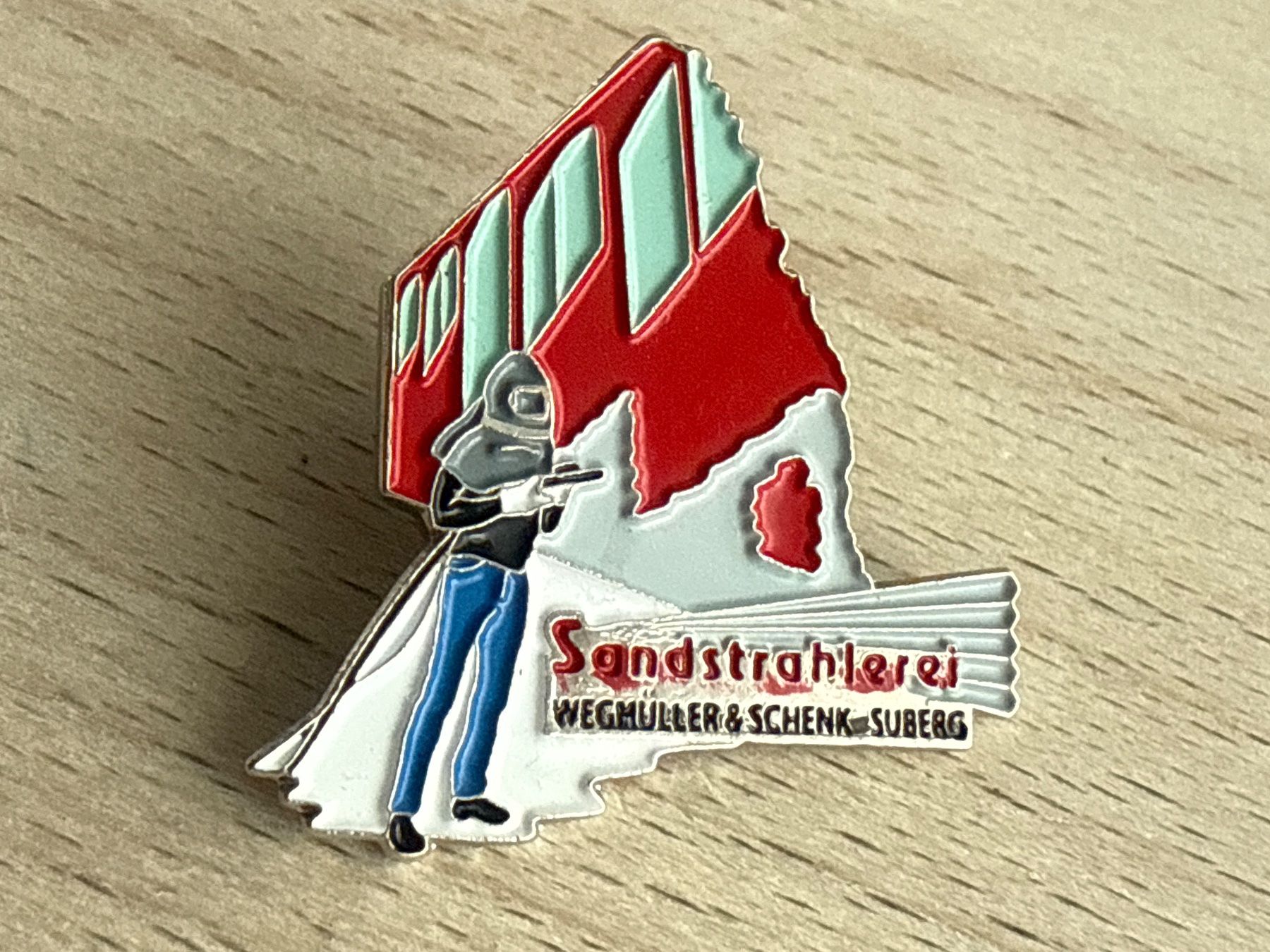 Plaquettes & Badges: Pin Sandstrahlerei Wegmüller & Schenk Suberg – D'occasion à Glattbrugg par Schweigmatt