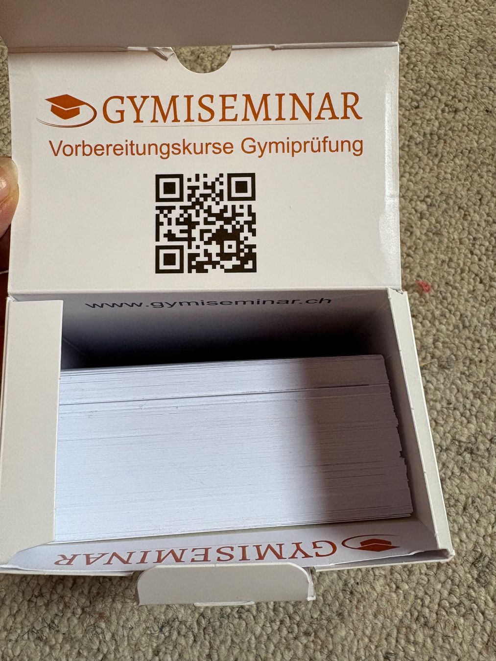 Altro materiale scolastico: Gymi cards – Usato da Zollikerberg venduto da Elin77 1