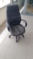 Bürostuhl schwarz Kunstleder gebraucht
