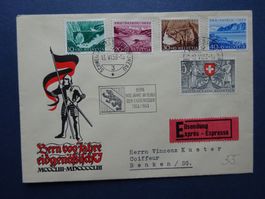 1953 Pro Patria Satzbrief mit seltener Illustration