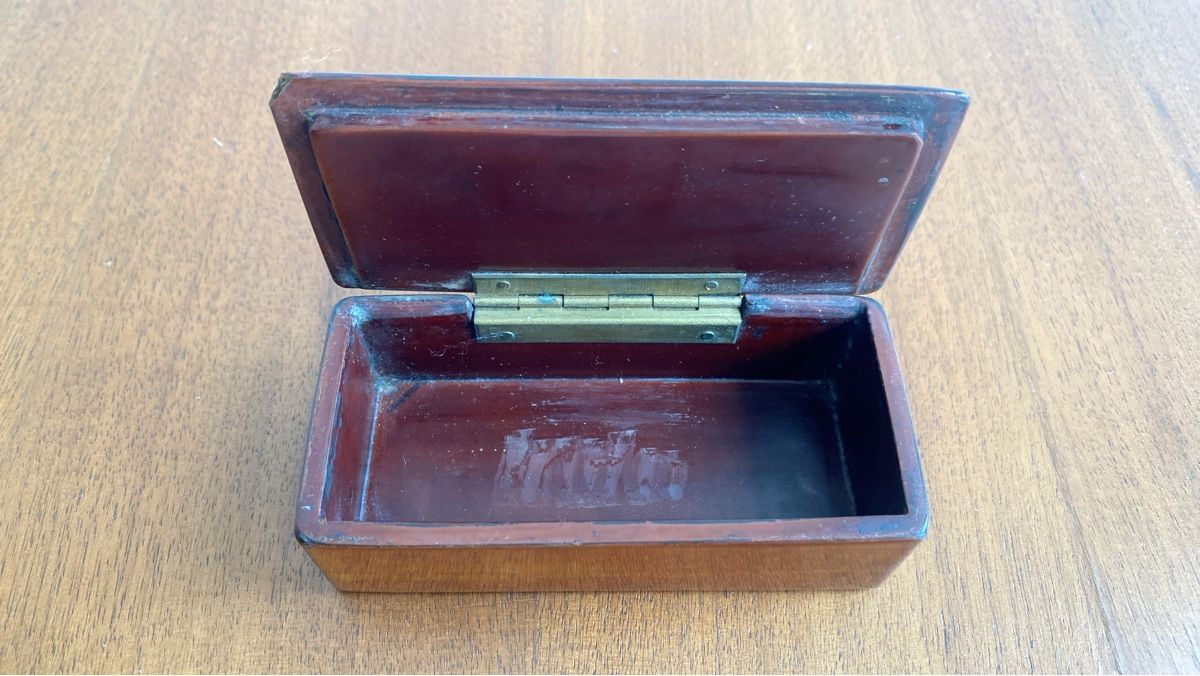 Coffrets à bijoux: Antike, kleine, dekorative Schatulle / Dose aus Bakelit – D'occasion à Burgdorf par gre_2ftz 1