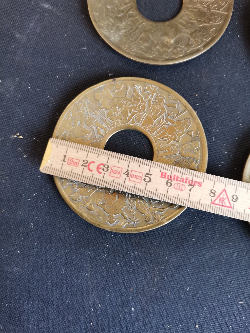 Supporti a parete: Bronze Abdeckung, Vorhanghalter Wandabdeckung Messing – Usato da Wiedlisbach venduto da materialkreislauf 5