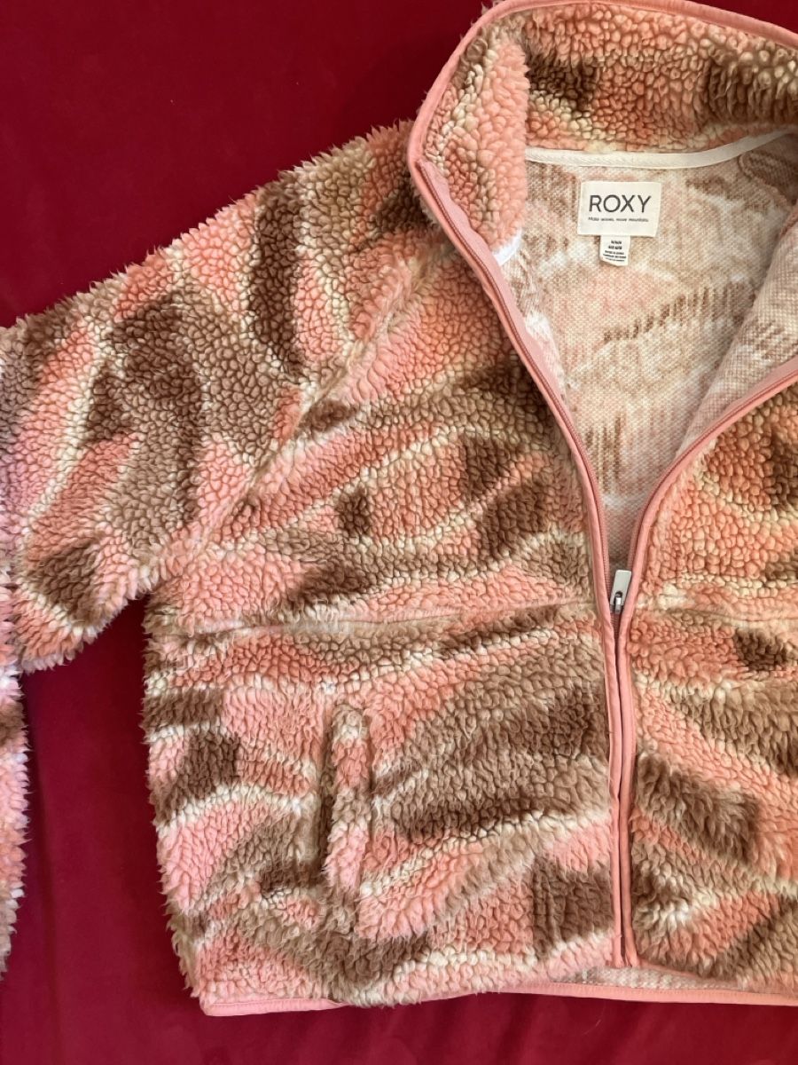 Roxy Giacche: Fleecejacke ROXY pink/braun Grösse M neuwertig – Usato da Muralto venduto da jac_hkz5 2