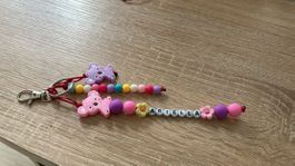 Porte-clés perles personnalisable avec nom et koala