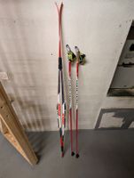 Atomic Ski mit Oneway Stöcken und Schuhen Langlauf Frauen