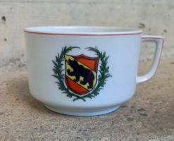 Sammeltasse Langenthal Porzellan Schiessen Hindelbank 1911