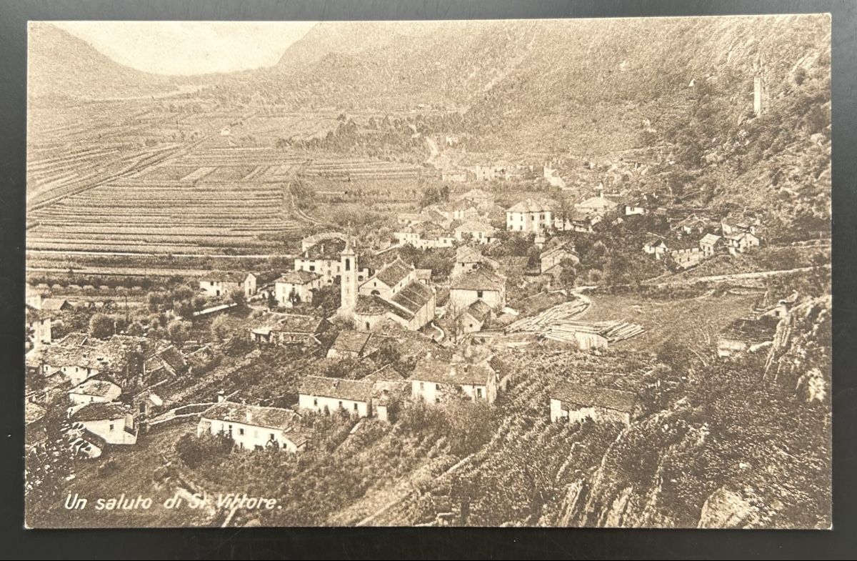 Cartoline postali: In Saluti Di San Vittore  – Usato da Horw venduto da Tellbub
