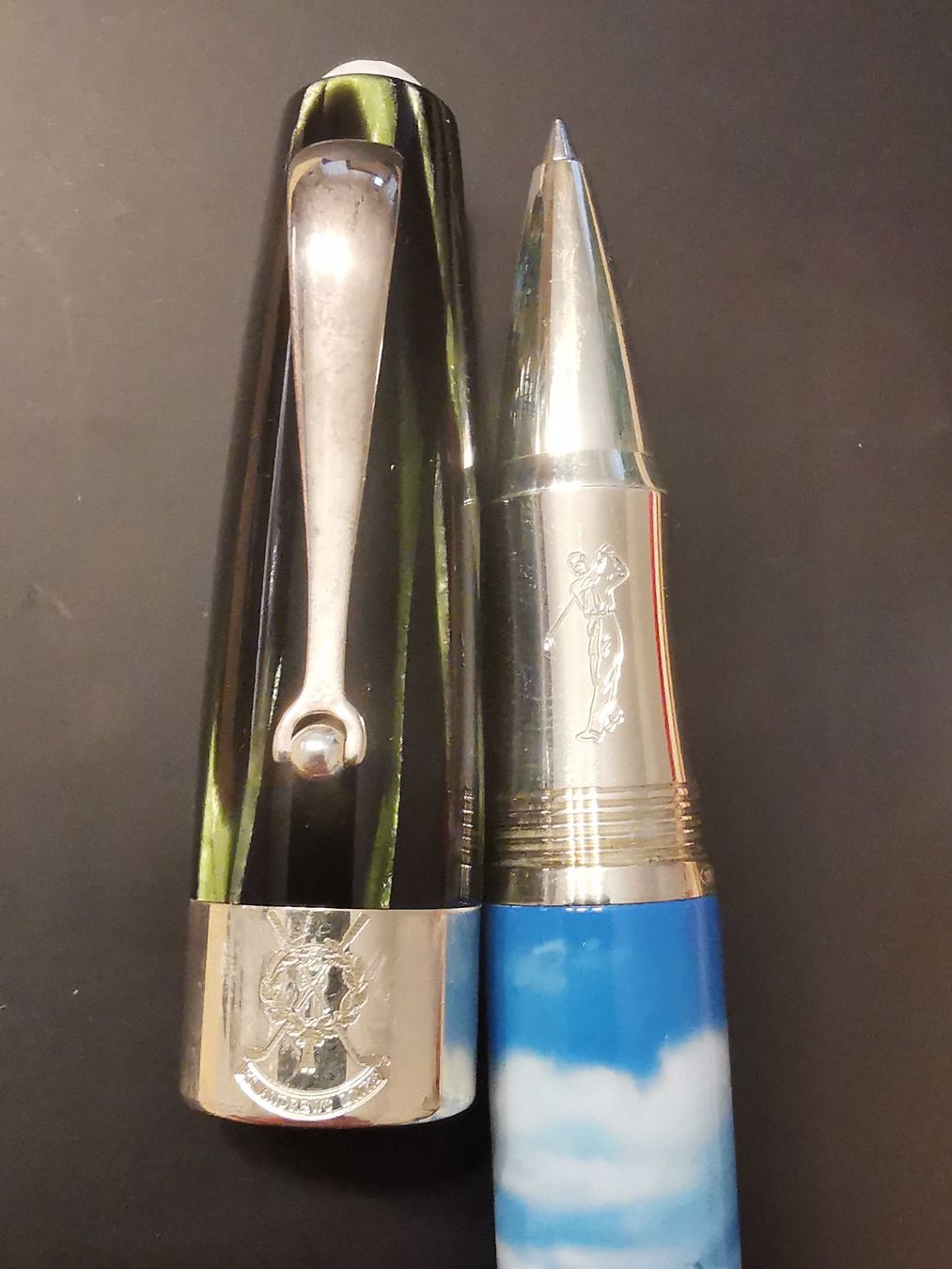 Montegrappa Penna & Evidenziatori: Montegrappa St Andrews Links Rollerball Pen Hand Painted – Nuovo (secondo la descrizione) da Bellmund venduto da nikitanikita 1