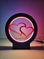 👉 Herz LED Leuchtring – Geschenk – RGB & App‑Steuerung