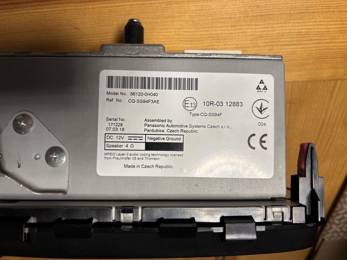 Tutti pezzi di ricambio auto: Originalautoradio Citroen C1 2018 – Usato da Affoltern am Albis venduto da MrSolova 2