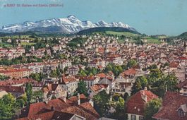 St. Gallen mit Säntis