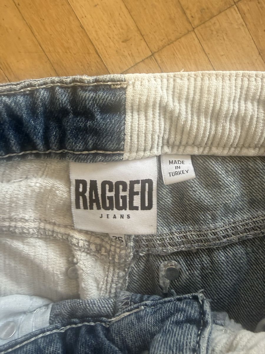 Pantaloni: Ragged Jeans Patchwork Design Grösse 26 – Usato da Zürich venduto da clacla 1