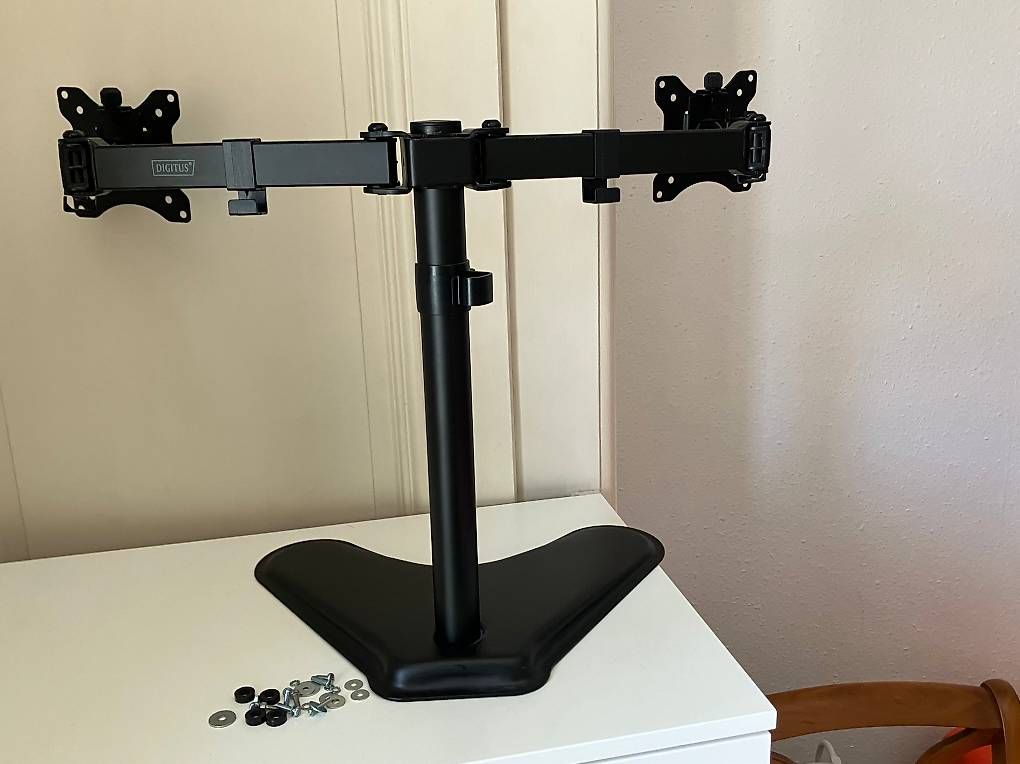 Staffa per monitor: Support 2 ecrans 15-32" VESA 75 et VESA 100 – Usato da Genève venduto da Capt3 1