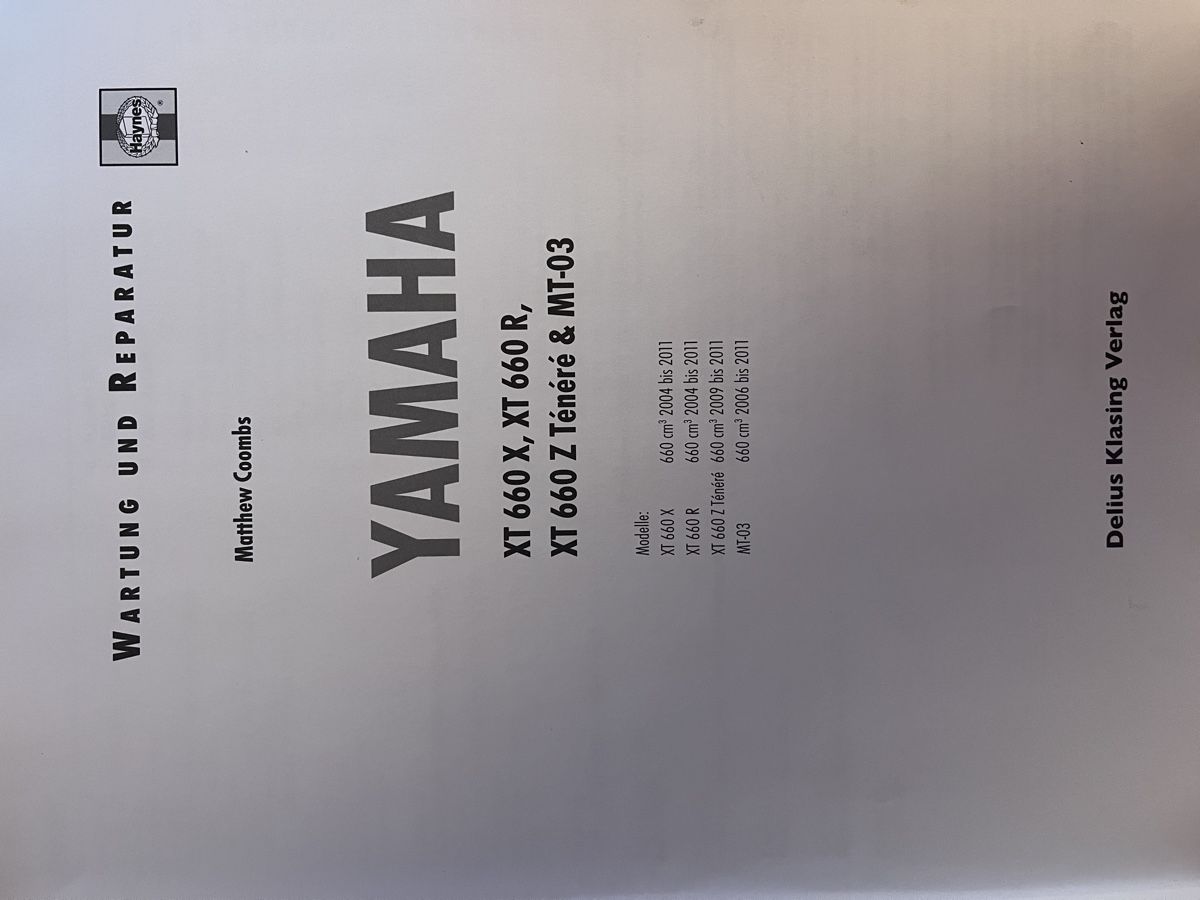 Libri: Yamaha XT 660 und Mt03 Handbuch – Usato da St. Erhard venduto da Michel164 2