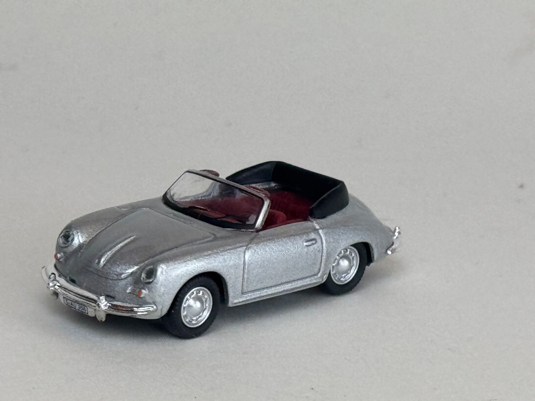 Schuco Modellini d'auto: Schuco Porsche 356 Cabriolet silbern – Usato da Elm venduto da Wikmtz