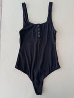 HUNKEMÖLLER, String-Body SINGLET, Grösse XS,  Dunkelgrau