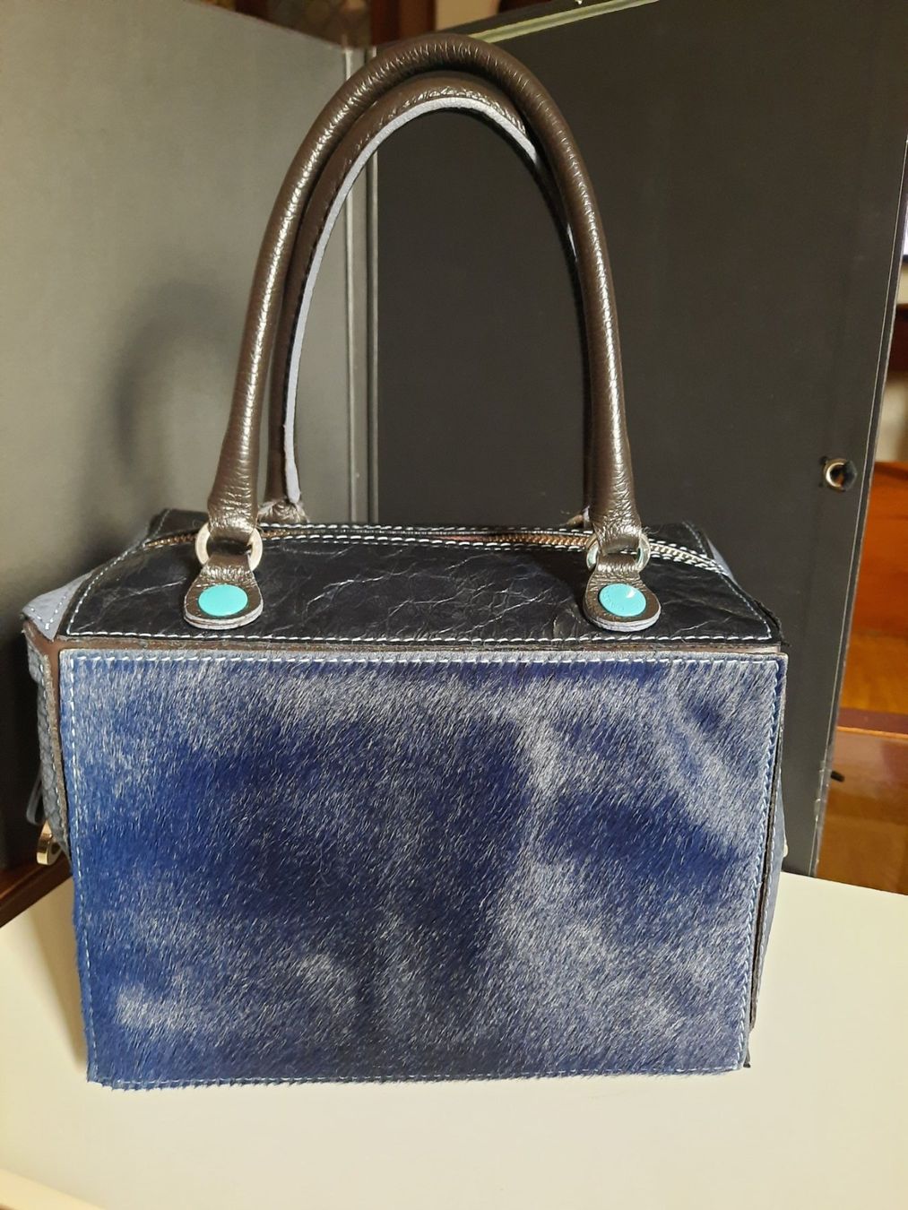 Gabs Borse da donna: Borsa in pelle blu GABS 3 in 1 – Usato da Biasca venduto da Old_6blh 1