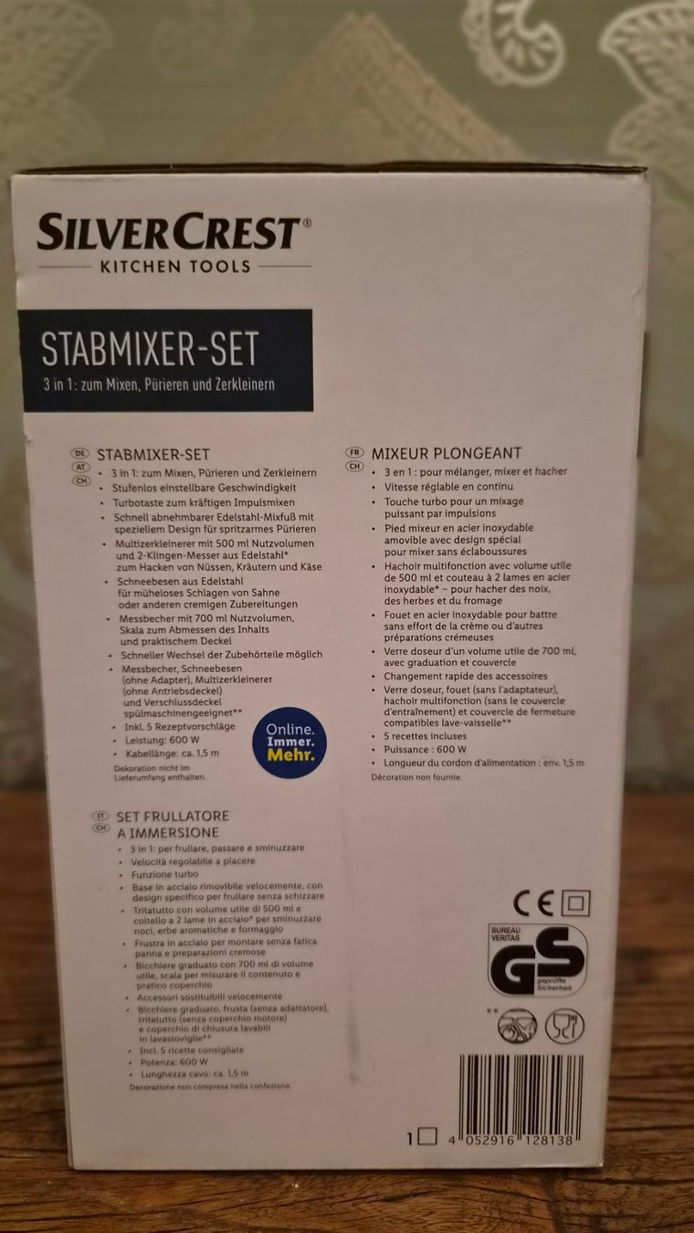 SilverCrest Elettrodomestici da cucina: Neu! Stabmixer – Nuovo e nell'imballaggio originale da Oberrieden venduto da Raja011 2