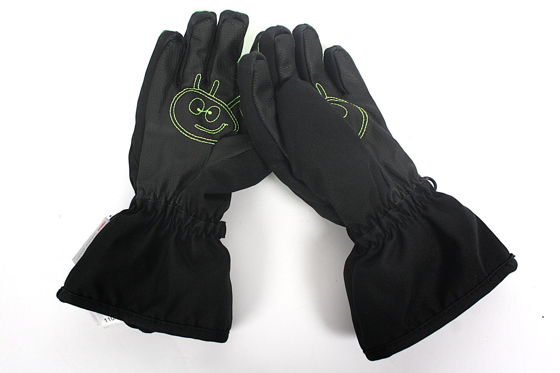 C&A Guanti: C&A schwarz/neongrüne Kinderhandschuhe – Usato da Zollikofen venduto da Restwert_Zollikofen 1