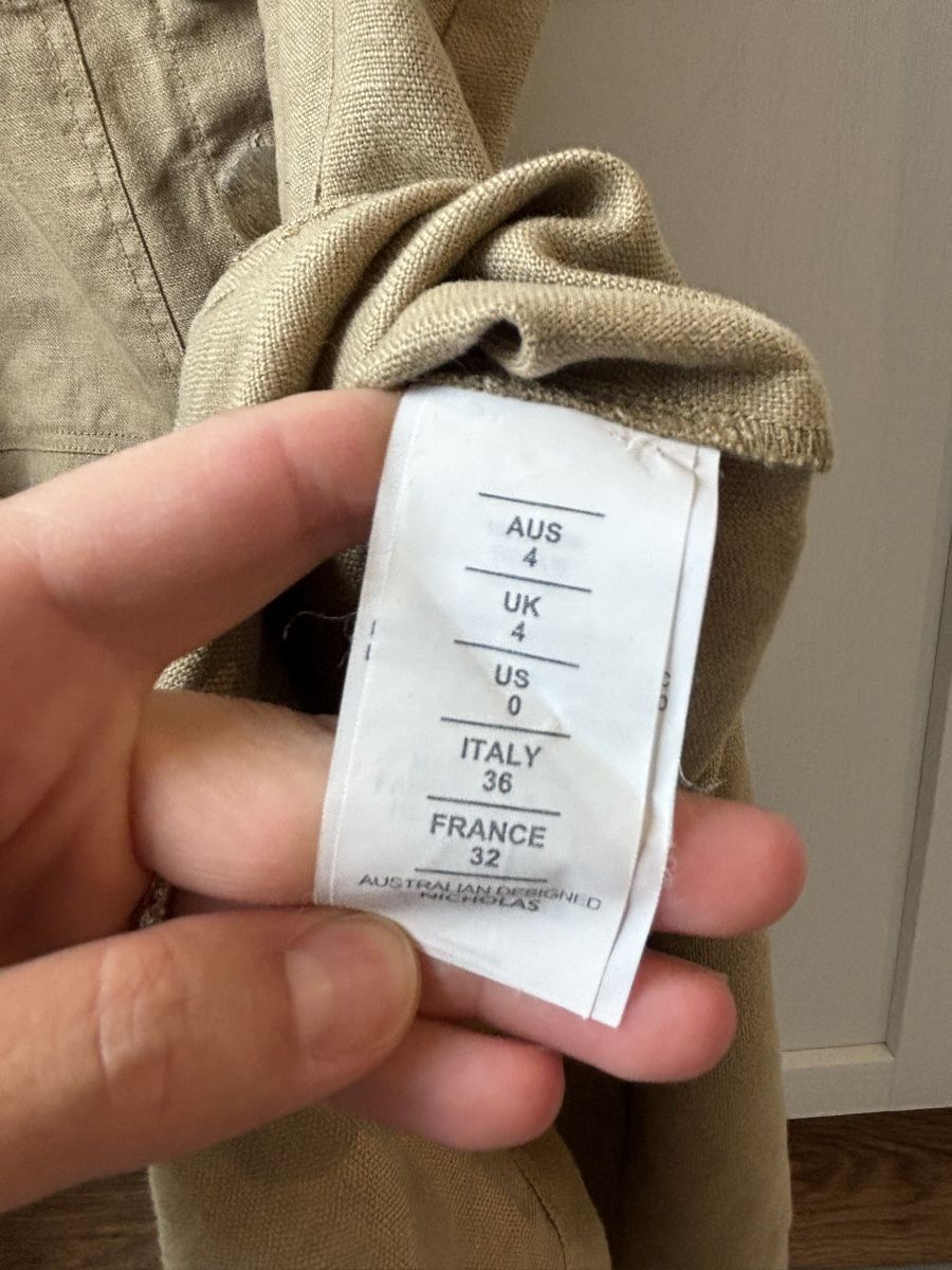Gonne: NICHOLAS 100% Linen Midi Skirt – Usato da Adliswil venduto da Ruedetu 3
