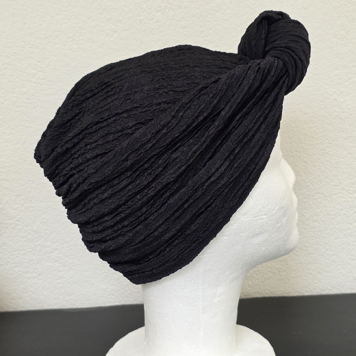 Hüte, Mützen & Caps: Turban schwarz one size neu – Neu (gemäss Beschreibung) aus Rheinsulz von Gilea