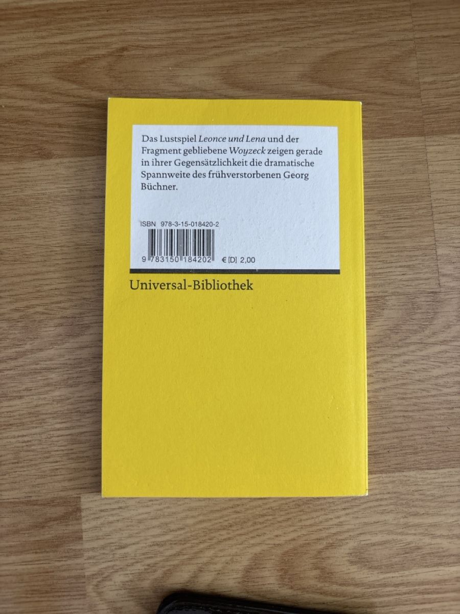 Libri: Woyzeck  – Usato da Chur venduto da joa_l6tb 2
