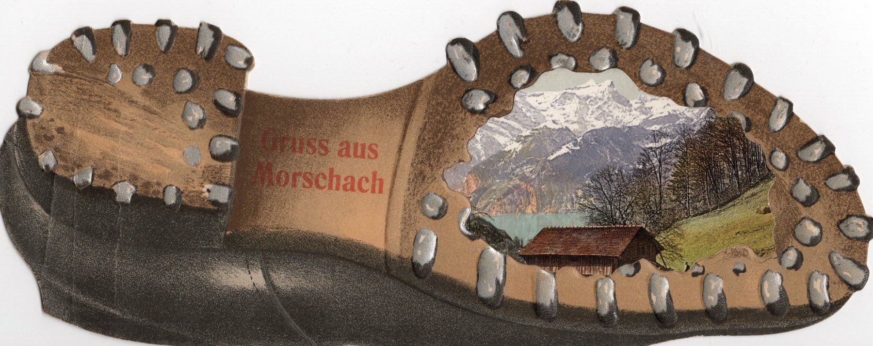 Ansichtskarten: Postkarte, "Schuh" – Gebraucht aus LAUFENBURG von fix.lfbg